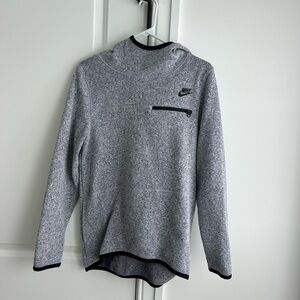 Nike Heather Gray/Blue Hoodie